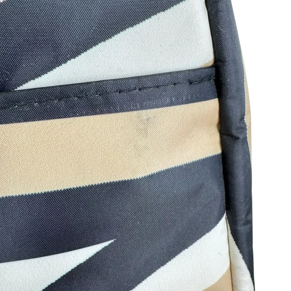 Thirty-One 31 Bags‎ Striped Zippered Laptop Carrying Case Monogrammed H